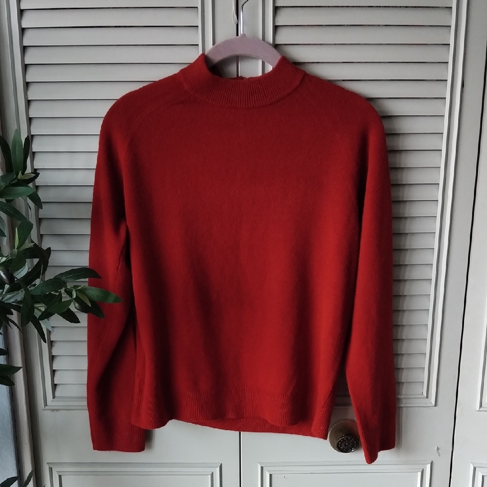 Red Knit Pullover - image 1